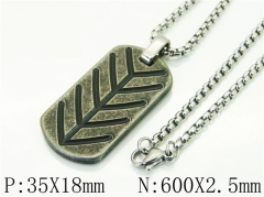 HY Wholesale Necklaces Stainless Steel 316L Jewelry Necklaces-HY41N0071HHD