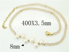 HY Wholesale Necklaces Stainless Steel 316L Jewelry Necklaces-HY21N0142HJW
