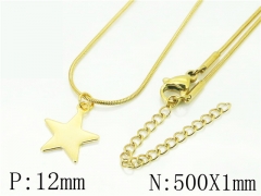 HY Wholesale Necklaces Stainless Steel 316L Jewelry Necklaces-HY59N0279MLS