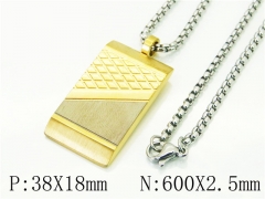 HY Wholesale Necklaces Stainless Steel 316L Jewelry Necklaces-HY41N0074HID