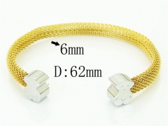 HY Wholesale Bangles Jewelry Stainless Steel 316L Fashion Bangle-HY64B1530HKS
