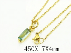 HY Wholesale Necklaces Stainless Steel 316L Jewelry Necklaces-HY15N0116MJY