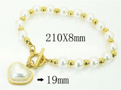 HY Wholesale Bracelets 316L Stainless Steel Jewelry Bracelets-HY80B1525OL