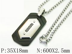 HY Wholesale Necklaces Stainless Steel 316L Jewelry Necklaces-HY41N0093HLW