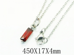 HY Wholesale Necklaces Stainless Steel 316L Jewelry Necklaces-HY15N0105LOB