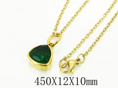 HY Wholesale Necklaces Stainless Steel 316L Jewelry Necklaces-HY15N0136MJC