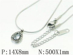 HY Wholesale Necklaces Stainless Steel 316L Jewelry Necklaces-HY59N0253LLQ