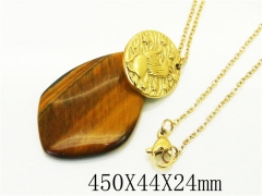 HY Wholesale Necklaces Stainless Steel 316L Jewelry Necklaces-HY92N0455HNZ