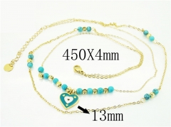 HY Wholesale Necklaces Stainless Steel 316L Jewelry Necklaces-HY32N0792HJL