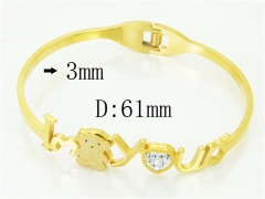 HY Wholesale Bangles Jewelry Stainless Steel 316L Fashion Bangle-HY64B1560HLF