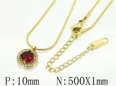 HY Wholesale Necklaces Stainless Steel 316L Jewelry Necklaces-HY59N0305MLV