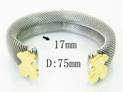 HY Wholesale Bangles Jewelry Stainless Steel 316L Fashion Bangle-HY64B1540HMB