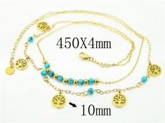 HY Wholesale Necklaces Stainless Steel 316L Jewelry Necklaces-HY32N0790H2L