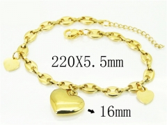 HY Wholesale Bracelets 316L Stainless Steel Jewelry Bracelets-HY66B0114PE
