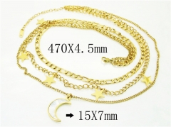 HY Wholesale Necklaces Stainless Steel 316L Jewelry Necklaces-HY80N0612HIF