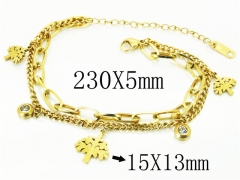 HY Wholesale Bracelets 316L Stainless Steel Jewelry Bracelets-HY24B0135NLS