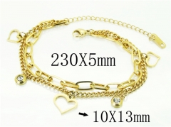 HY Wholesale Bracelets 316L Stainless Steel Jewelry Bracelets-HY24B0132NLG
