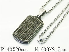 HY Wholesale Necklaces Stainless Steel 316L Jewelry Necklaces-HY41N0065HJD