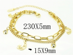 HY Wholesale Bracelets 316L Stainless Steel Jewelry Bracelets-HY24B0150NLV