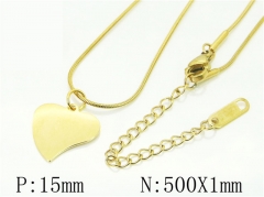HY Wholesale Necklaces Stainless Steel 316L Jewelry Necklaces-HY59N0277MLF