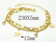 HY Wholesale Bracelets 316L Stainless Steel Jewelry Bracelets-HY24B0125NLA
