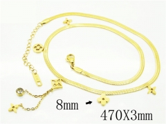HY Wholesale Necklaces Stainless Steel 316L Jewelry Necklaces-HY32N0740HHE