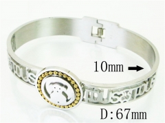 HY Wholesale Bangles Jewelry Stainless Steel 316L Fashion Bangle-HY64B1608HLS