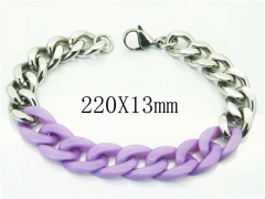 HY Wholesale Bracelets 316L Stainless Steel Jewelry Bracelets-HY22B0503ICC