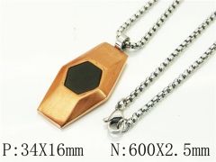 HY Wholesale Necklaces Stainless Steel 316L Jewelry Necklaces-HY41N0064HIF