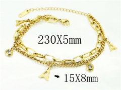 HY Wholesale Bracelets 316L Stainless Steel Jewelry Bracelets-HY24B0145NLD