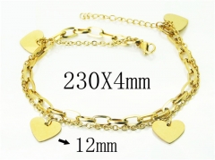 HY Wholesale Bracelets 316L Stainless Steel Jewelry Bracelets-HY24B0156OLF