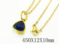 HY Wholesale Necklaces Stainless Steel 316L Jewelry Necklaces-HY15N0141MJX