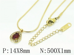 HY Wholesale Necklaces Stainless Steel 316L Jewelry Necklaces-HY59N0289MLF