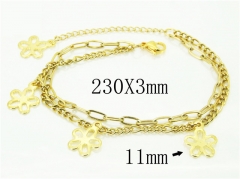 HY Wholesale Bracelets 316L Stainless Steel Jewelry Bracelets-HY66B0097PLA