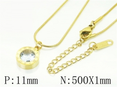 HY Wholesale Necklaces Stainless Steel 316L Jewelry Necklaces-HY59N0283MLQ