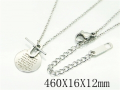 HY Wholesale Necklaces Stainless Steel 316L Jewelry Necklaces-HY47N0166MV