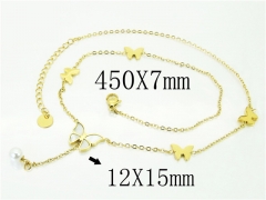 HY Wholesale Necklaces Stainless Steel 316L Jewelry Necklaces-HY32N0779HHE