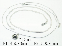 HY Wholesale Necklaces Stainless Steel 316L Jewelry Necklaces-HY59N0230OY
