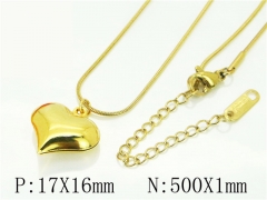 HY Wholesale Necklaces Stainless Steel 316L Jewelry Necklaces-HY59N0275MLZ