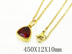 HY Wholesale Necklaces Stainless Steel 316L Jewelry Necklaces-HY15N0140MJW