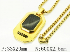 HY Wholesale Necklaces Stainless Steel 316L Jewelry Necklaces-HY41N0087HPC