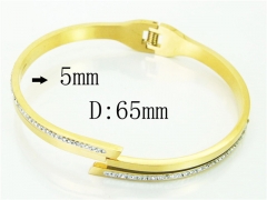 HY Wholesale Bangles Jewelry Stainless Steel 316L Fashion Bangle-HY80B1512HIA