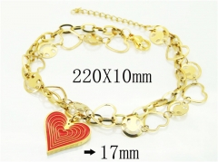 HY Wholesale Bracelets 316L Stainless Steel Jewelry Bracelets-HY66B0106HHF