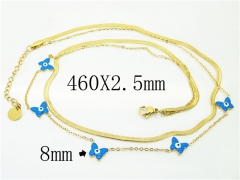 HY Wholesale Necklaces Stainless Steel 316L Jewelry Necklaces-HY32N0756HHD