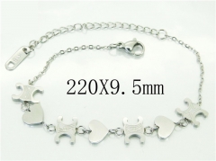 HY Wholesale Bracelets 316L Stainless Steel Jewelry Bracelets-HY47B0200HRR