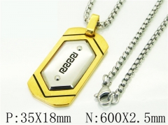 HY Wholesale Necklaces Stainless Steel 316L Jewelry Necklaces-HY41N0092HLC