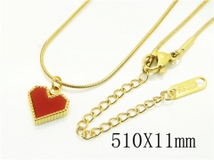 HY Wholesale Necklaces Stainless Steel 316L Jewelry Necklaces-HY59N0236MLR