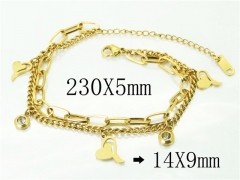 HY Wholesale Bracelets 316L Stainless Steel Jewelry Bracelets-HY24B0154NLS