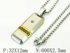 HY Wholesale Necklaces Stainless Steel 316L Jewelry Necklaces-HY41N0059HLD