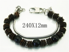 HY Wholesale Bracelets 316L Stainless Steel Jewelry Bracelets-HY92B0040HLW